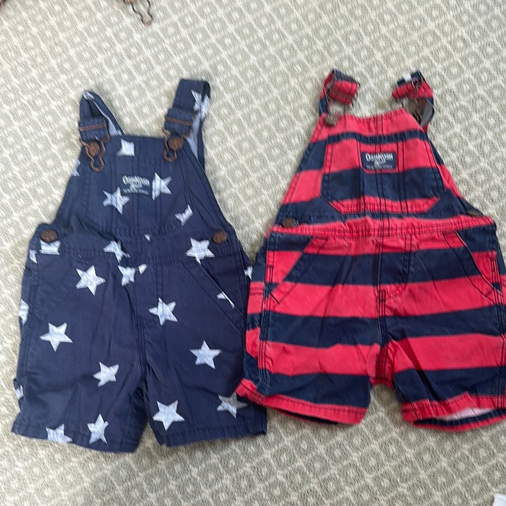 OshKosh B'gosh Kids Star and Stripe Overalls